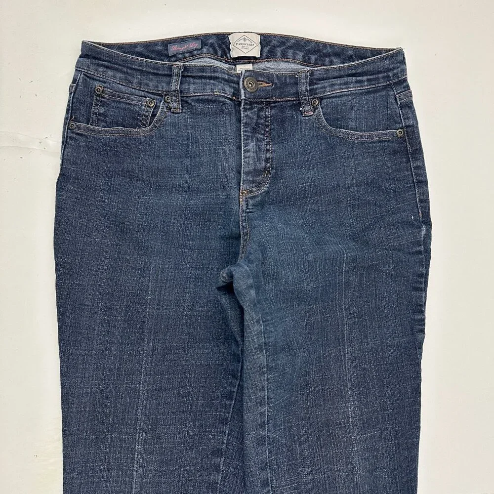 St. John's‎ Bay Straight Leg Women's size 10 Dark Wash Blue Denim Jeans